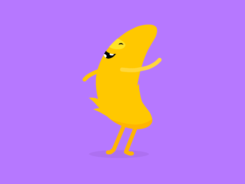 Dancing Yellow - AZZL 2d azzl character dance fun funny game ios joke yellow