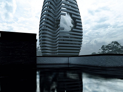 Render of a Parametric Skyscraper