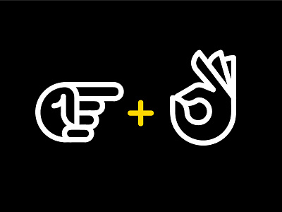 Collaboration Icon collaboration combination design thinking finger hand icon design illustration maths plus rude saucy