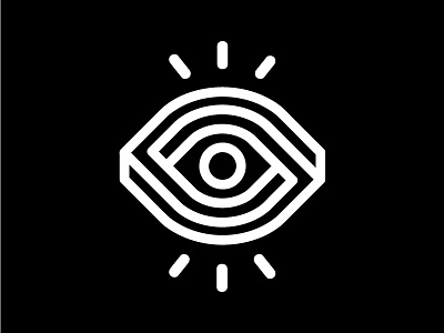Augmented Reality Eye Icon ar augmented reality eye geometric icon icon design illustration technology