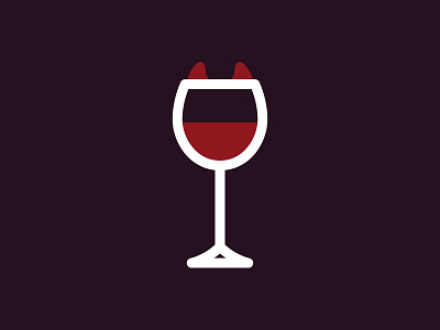 Naked For Satan Icon alcohol australia beer devil icon icon design iconaday illustration melbourne satan wine