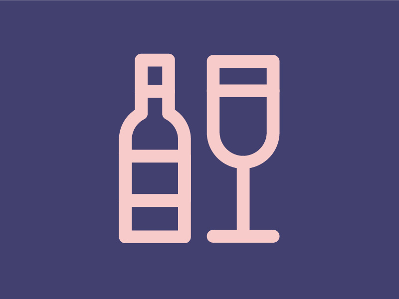 Wine + Bottle Icon by Avi Bamra on Dribbble