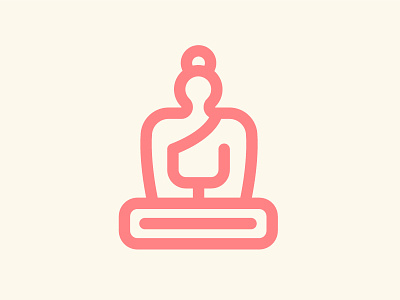 Meditation Icon buddha buddhist calm icon icon design illustration meditation mind yoga yogi