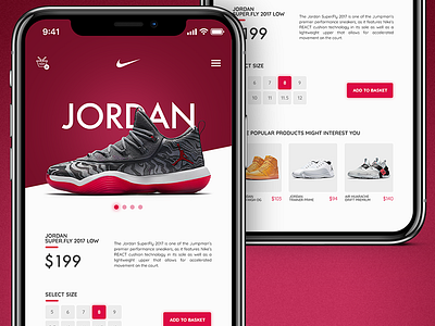 Mobile Nike Store app application ecommerce eshop kicks mobile nike shoes shop sport