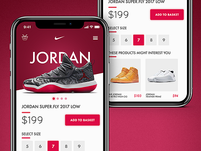 Nike app - refresh app application design ecommerce ios iphone mobile nike shoes shop
