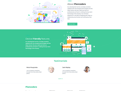 plancoders app branding design logo sketch ui ux vector web website