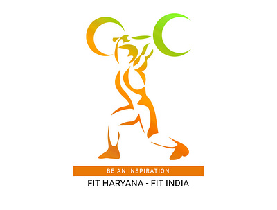 Fit Haryana Fit India branding design illustration typography