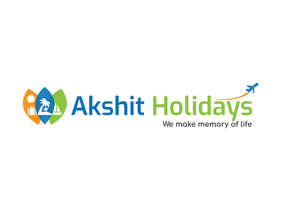 Logo Design - Akshit Holidays branding design graphic design illustration logo typography