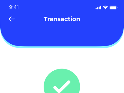 Transaction page for a mobile app project app design graphic design ui ux