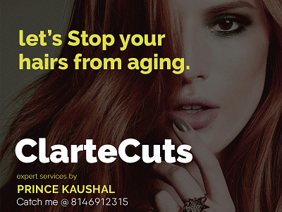 Clarte Cuts advertisement banners graphics