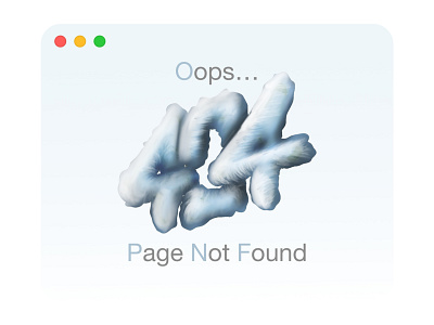 404 - Page Not Found Daily UI #008 404 error error page graphic design page not found ui