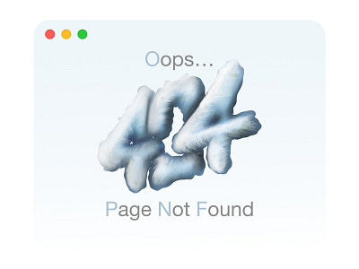 404 - Page Not Found Daily UI #008