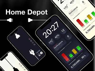 Home Depot - Home Monitoring Dashboard UI Daily #021