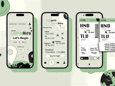 Earth Airo - Boarding Pass and Flight Aggregator app