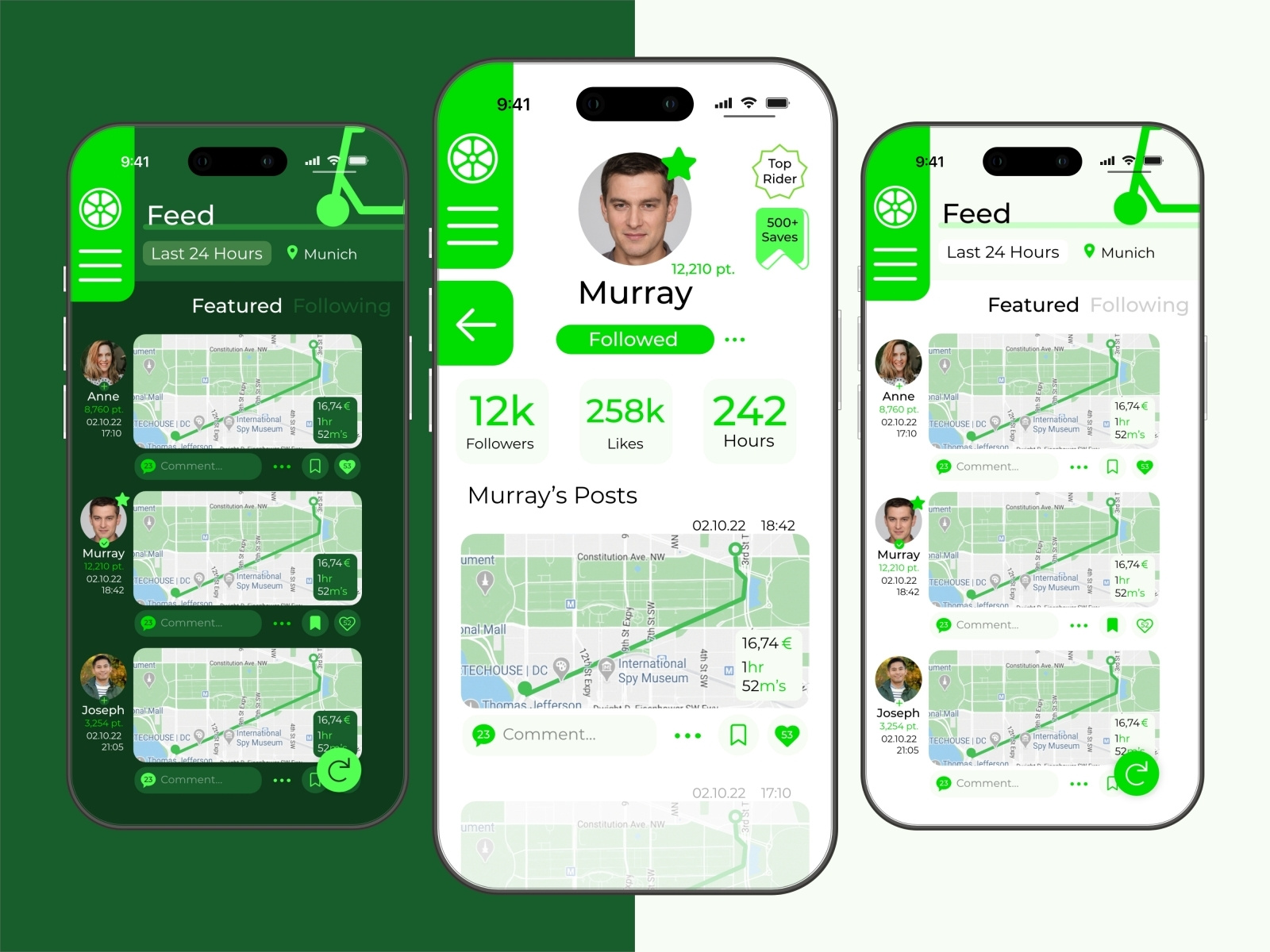 Activity Feed Daily UI 047 Lime App Concept by Maxim Mikryukov on