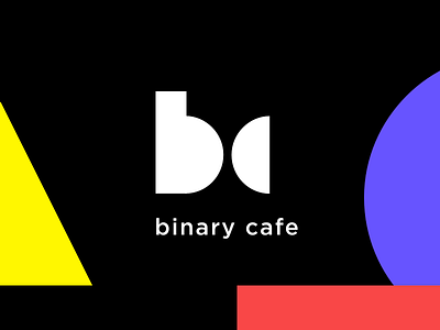 binary.cafe logo binary flat logo studio