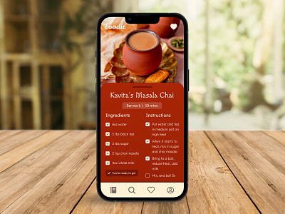 Foodie App - Concept UI Design app design cooking cooking app graphic design recipe recipe app ui ui challenge ui design ux design