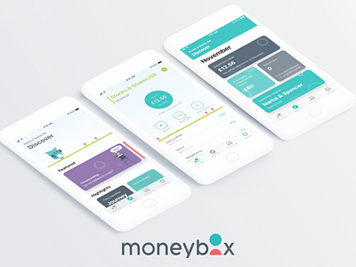 Moneybox App financial fintech investments iphone mobile moneybox moneyboxapp ui ux
