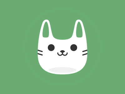 Cat illustration logo 品牌