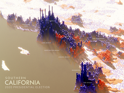 A Cityscape of Votes - Southern California