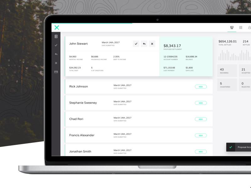 Crn creditor dashboard