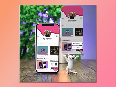 User Profile - Dribbble 006 dailyui006 dailyuichallenge design dribbble profile ui user userprofile
