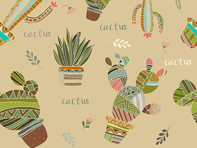 Cactus Pattern cactus pattern