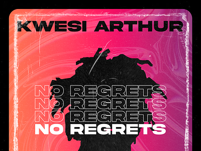 Album Cover Art - Kwesi Arthur (No Regrets) design graphic design
