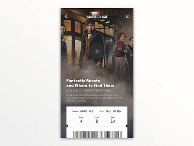 Movie App UI Design