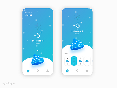 Weather App app app design design ui weather