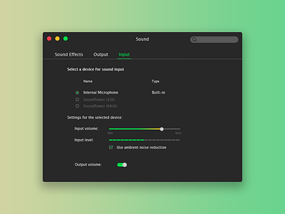 Daily Ui  #007 - Settings