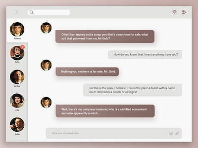 Daily Ui  #013 - Direct Messaging