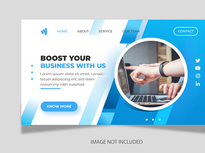 Corporate Business Landing Page Design branding business business landing page corporate corporate landing page design graphic design illustration landing page landing page design template ui
