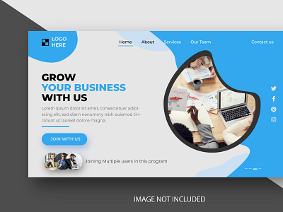 Business Landing Page Design business corporate corporate design corporate landing page design landing page landing page design template ui