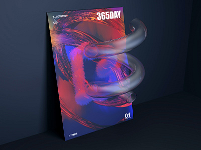 365DAY poster c4d design photoshop poster a day poster art