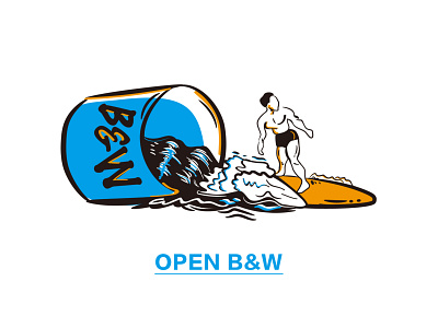 OPEN B&W