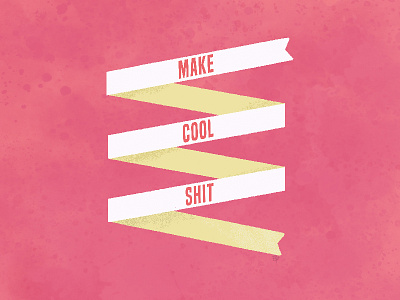 Make it Cool color design illustration type