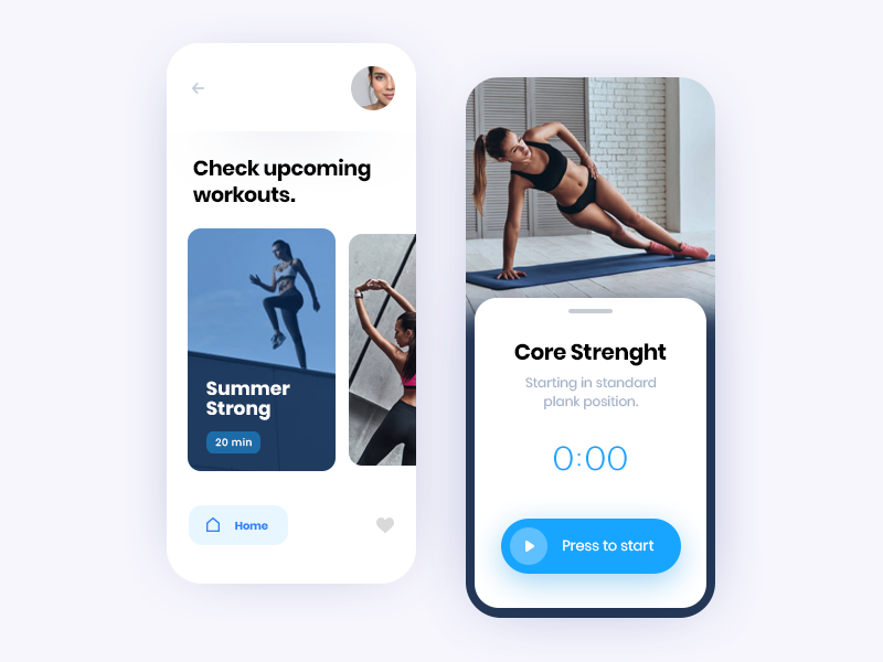 Fit App interface ux ui app concept mobile interaction clean ui clean minimal concept application app tracking app tracker app body workout app workout fitness app fitness fit