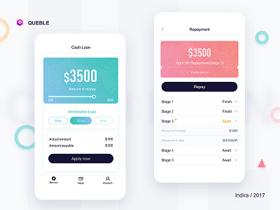 Save the repayment page app interface ios login mobile ui user ux