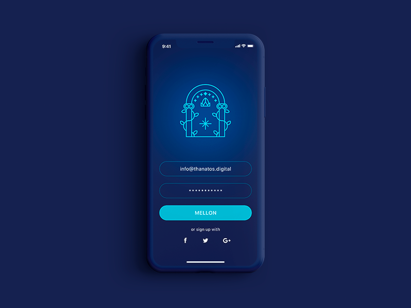 The Doors Of Durin Daily Ui 001 By Thanatos Digital Agency On