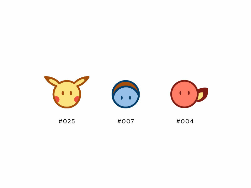 Icon Set Pokemon By Thanatos Digital Agency On Dribbble