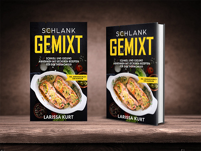 Schlank Gemix book cookbook cover design miblart