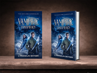 The Vampire Conspiracy book cover design fantasy miblart publishing self publishing