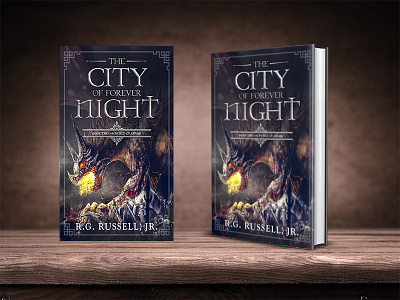 The City Of Forever Night book cover design fantasy miblart publishing self publishing