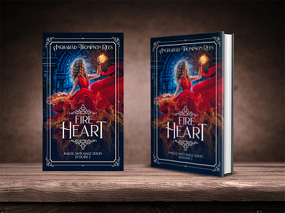 Fire Heart book cover design fantasy miblart publishing self publishing