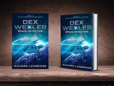 Dex Wexler adventure book comedy cover design fantasy miblart publishing sci fi self publishing