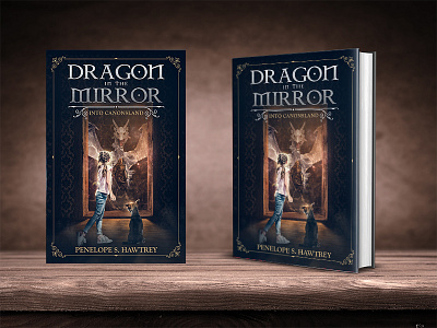 Dragon in the Mirror book cover design fantasy miblart publishing self publishing