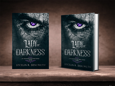 Lady Of Darkness book cover design fantasy miblart publishing self publishing