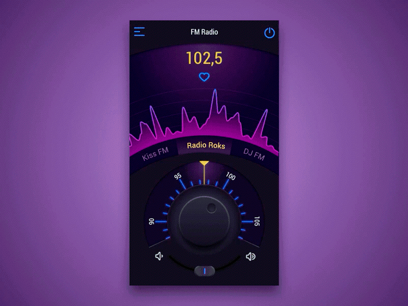 Radio app concept