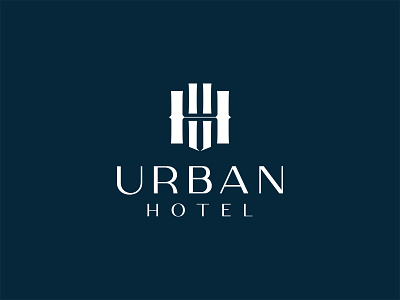 Urban Hotel branding design logo